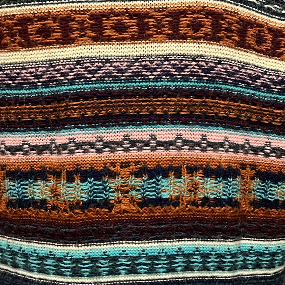 🪁🍄🟫 H&M Divided Muti-Color Patterned Striped Cardigan, size 6 - Picture 3 of 5